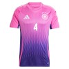 Officiële Voetbalshirt + Korte Broek Duitsland Tah 4 Uit EK 2024 - Kids